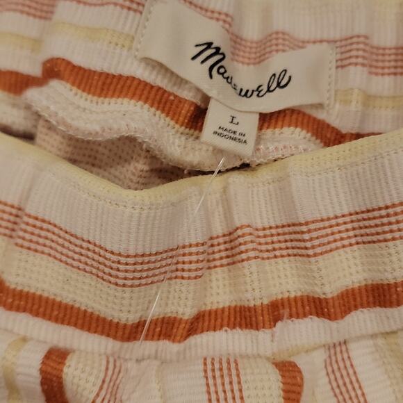 Madewell Textural Knit High Rise Shorts, L - Picture 6 of 7